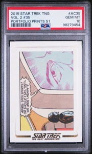 2015 Star Trek TNG Comic Archive Cuts Vol 2 #AC35 Collectible Card PSA 10 Mint - Bild 1 von 1