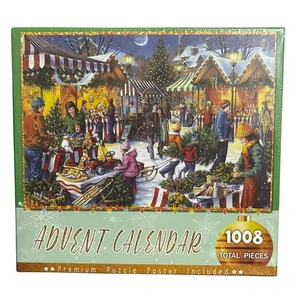 Weihnachten Adventskalender Puzzle 1008 Teile Outdoor Feier - Bild 1 von 2