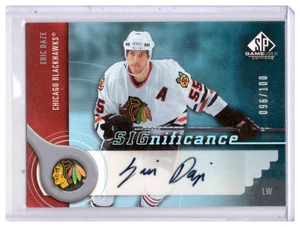 Eric Daze 2005-06 SP Juego Usado Ed. Tarjeta automática SIGnificance #S-ED/100 - Imagen 1 de 1