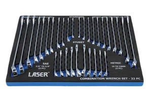 Laser Tools AF/Metric Combination Spanner Set 32pc 6795 - Bild 1 von 1