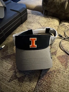 Nike Team Illinois Visor Sonnenhut Damen Tennis, Golf, blau grau orange Einheitsgröße - Bild 1 von 4