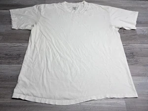 Thrashed Blank White Oversized T-Shirt Kirkland Mens Sz 2XL Short Sleeve Grunge - Picture 1 of 9