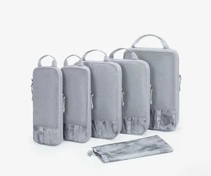 BAGSMART COMPRESSION PACKING CUBES SET-GRAY - Picture 1 of 4