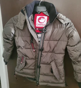 Canada Weather Gear Boy’s Full Zip Winter Coat Size Small 7/8 Black - Bild 1 von 7