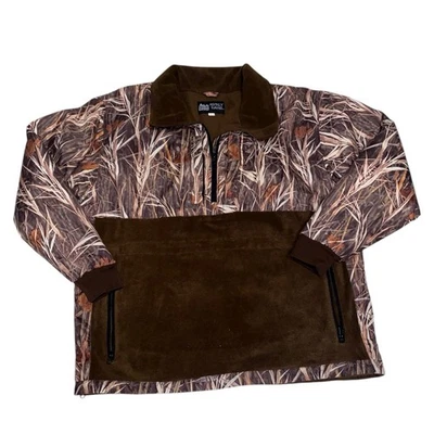 WFS Burly Waterfowl Camo Hunting Pullover Jacket- Large - Image 1 of 4