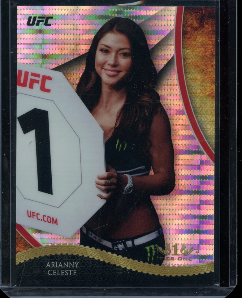 2018 Topps UFC Tier One Arianny Celeste Octagon Girl /50 Pulsar Refractor - Image 1 of 2
