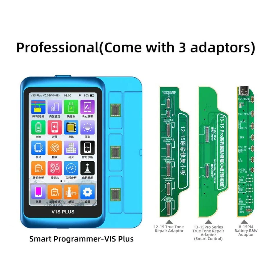 JC-V1S Plus Smart Programmer with 3 Adaptors - Image 1 of 1