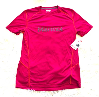 NUEVO CON ETIQUETAS Camisa Marmot Para Hombre Talla M Windridge Roja UPF 50 Protección Solar Absorbente SS Foto 1 de 4