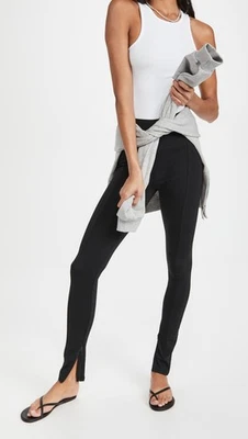 NWT $198 Rag & Bone Sunday Zip Ankle Viscose Legging in Black sz XS - Image 1 of 4