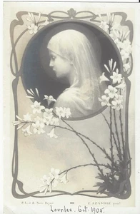 RELIGION - LOURDES 1905 POSTCARD - Picture 1 of 2