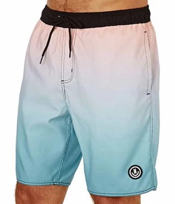 Neff Sets Polyester Hot Tub Shorts, Men's Large, Peach Fade New - Image 1 of 2