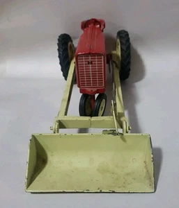 Tractor Ertl International años 60 con cargador escala 1:16 juguete diecast granja  - Imagen 1 de 5
