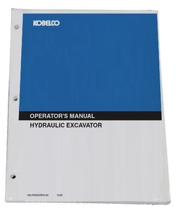 KOBELCO SK300-IV SK300LC-IV Excavator Owners Manual Operators Maintenance Book - Picture 1 of 1