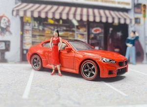 Custom Wheel Swapped Matchbox 2023 BMW M2 Real Riders 1:64 Diorama Box Ships - Picture 1 of 22