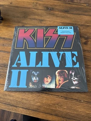 KISS Alive II Lp 45th Anniversary Red/blue Swirl Vinyl Sealed Mint - Image 1 of 4