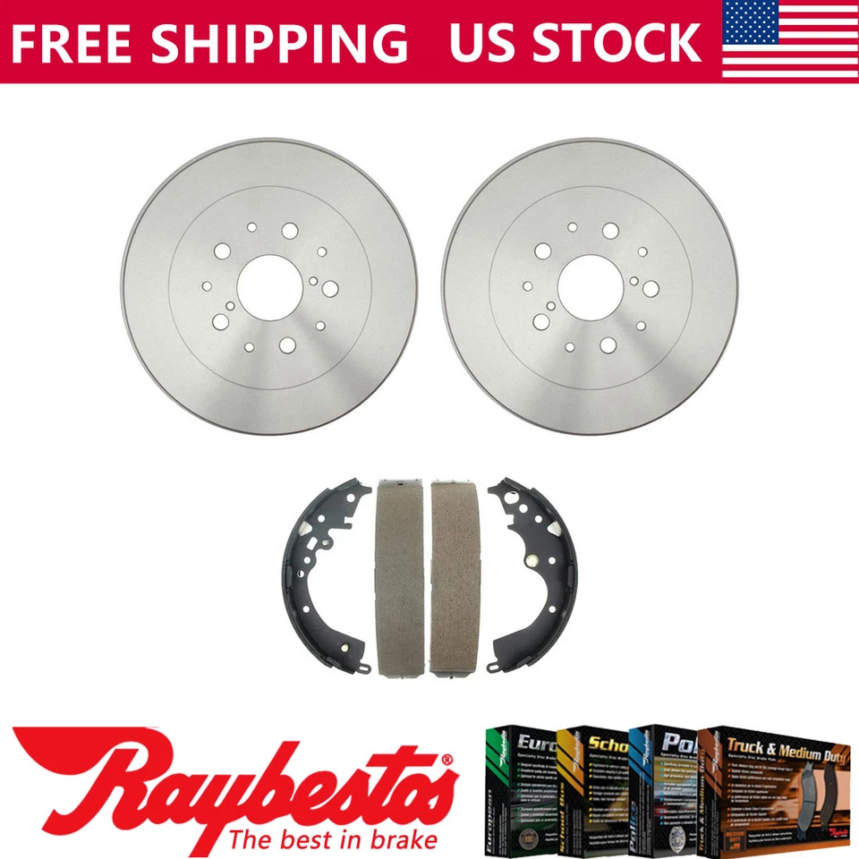 Kit trasero tambores de freno y zapatas de freno para Toyota Tacoma 2005-2013 - Raybestos Foto 1 de 4