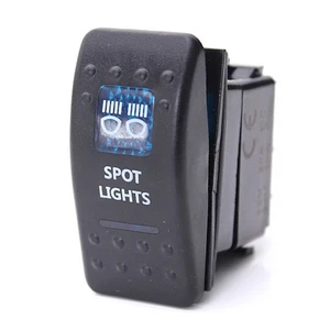 Car Boat   Dual LED Back Light Rocker  SPST ON-OFF 12/24V  10A 3 S2A3 - Bild 1 von 4