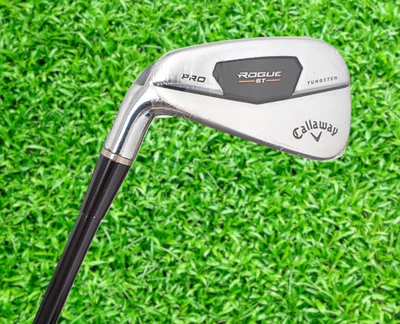 Left Handed Callaway Rogue ST Pro 7 iron. MMT 85 Regular shaft. FREE UK P&P - Image 1 of 4