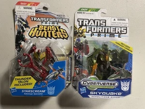 Transformers Prime BUNDLE Beast Hunters Starscream Thunder Talon & Skyquake - Picture 1 of 12