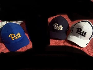 Nike Pitt Panthers Dri Fit Mütze Pittsburgh White Navy Royal S/M - Bild 1 von 4