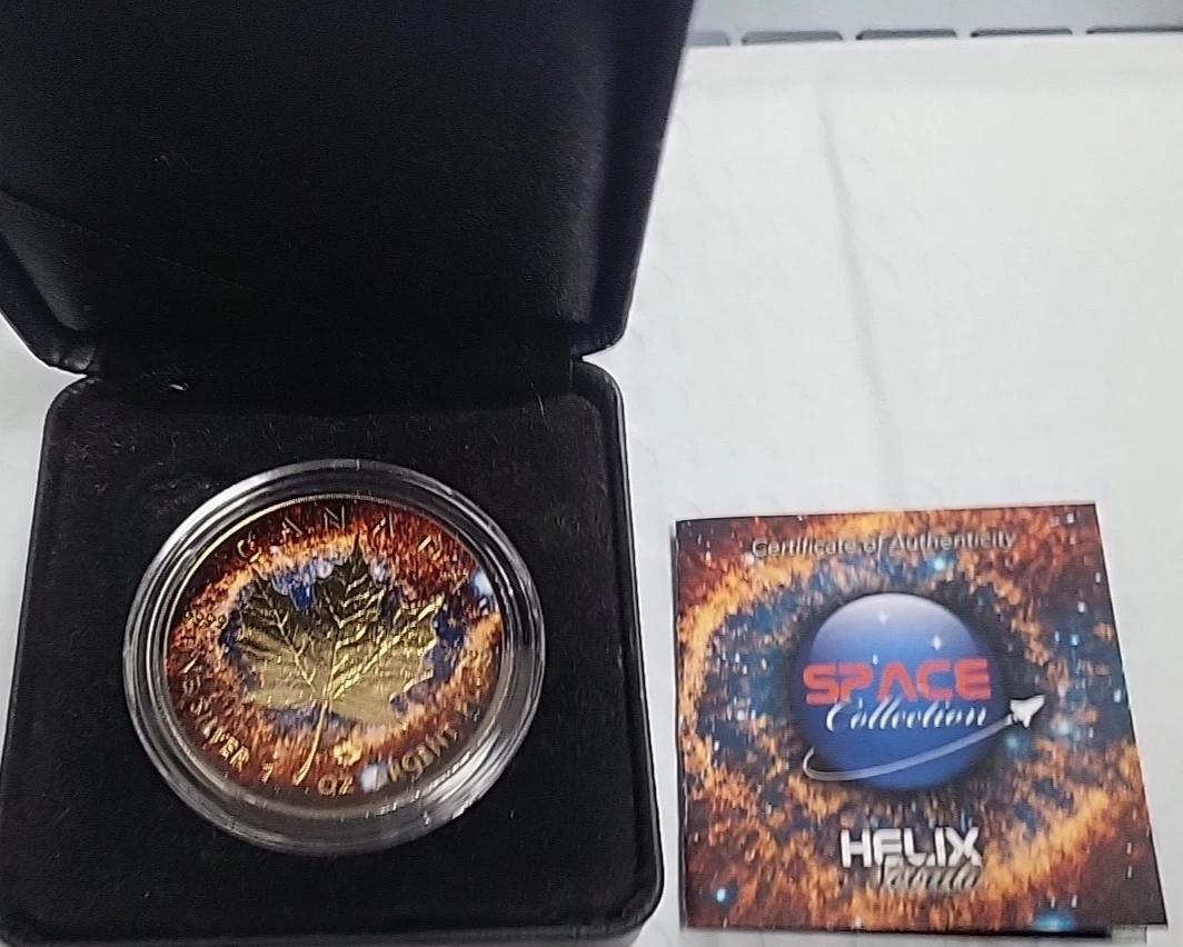 2016 シルバー カナダ メープル リーフ 陰陽プライベート Canadian