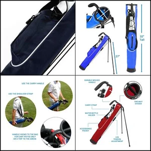 Orlimar Pitch 'n Putt Golf Lightweight Stand Carry Bag - Picture 1 of 8