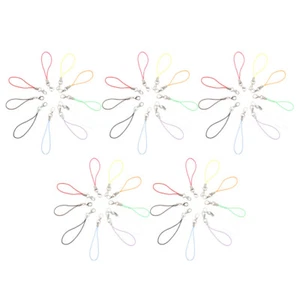 50 Pcs Lobster Buckle Rope Mobile Phone Lanyards Accessories Lariat Cord DIY - Zdjęcie 1 z 12