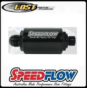 Speedflow 601 Metric Series M18 x 1.5 to -6 Male Inline Filter 601-100-M1806-BLK - Picture 1 of 2