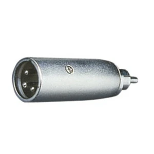 3 pines XLR macho a RCA enchufe fonógrafo adaptador audio profesional micrófono de DJ - Imagen 1 de 2