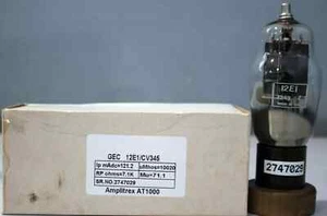 12E1 CV345 KT88 GEC NOS Dual "O" Getter Made in England Amplitrex Tested Qty 1Pc - Picture 1 of 9