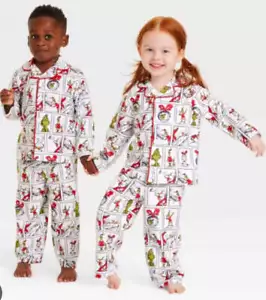 The Grinch Christmas 2-Piece Family Sleep Coat Toddler Pajamas Set - Picture 1 of 3