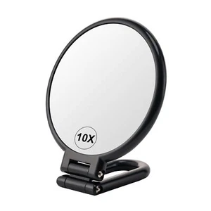 1X/10X Magnifying Handheld Mirror Double Sided, Foldable Travel Makeup Mirror... - Picture 1 of 6