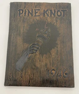 Pine Knot 1946 Yearbook Annual Louisiana College Pineville Louisiana - Picture 1 of 7
