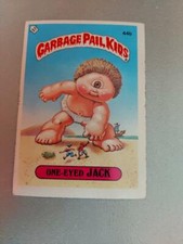 1985 Garbage Pail Kids 2nd Series 2 one - eyed Jack 44b