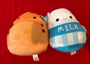 Squishmallows Kellytoy Melly Milk & Neeona Cookie Plush Valentines Set of 2 NEW - Picture 1 of 9