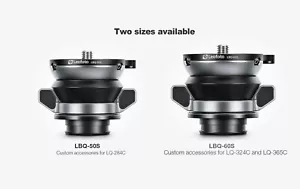 [Leofoto USA] Leofoto LBQ-50S LBQ-60S Universal Leveling Base for LQ series - Imagen 1 de 14
