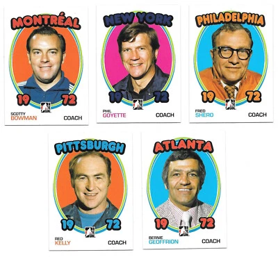 2009-10 ITG BAP 1972 The Year In Hockey Coaches Coach Inserts - You Pick - Image 1 of 2