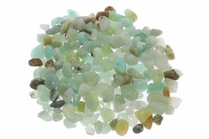 50 g (16,10 € */ 100 g) Amazonita piedra preciosa astillada perforada 50 gramos - Ø8-11 mm - - Imagen 1 de 2