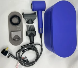 Genuine Dyson Supersonic HD07 Hair Dryer w Case Vinca Blue/Rose - Picture 1 of 10