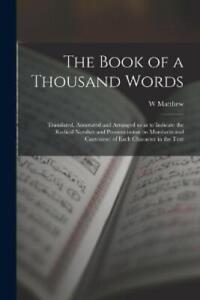 W Matthew The Book of a Thousand Words (Taschenbuch)