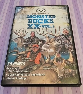 MONSTER BUCKS XX - Vol 1 - Real Tree Deer Hunting DVD - Image 1 of 2