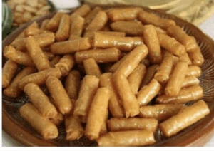 Top Selling Pastries Moroccan taste ๐ฒ๐ฆ Almond Cigars ุณููุงุฑ ุงูููุฒ ุจุงูููู
ูู ู
ุนุณู - Picture 1 of 6