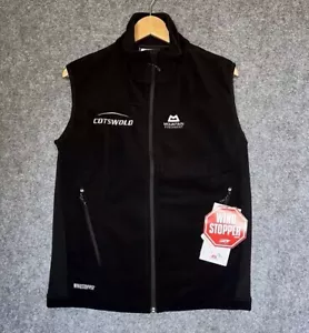 Mountain Equipment Mens Vest Windstopper Gilet Black Cotswold Outdoor Sz Small - Picture 1 of 22