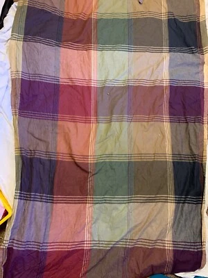 Шторы для домашней коллекции jcpenney 2 панели клетчатые 37,4 x 76 дюймов - Изображение 1 из 4