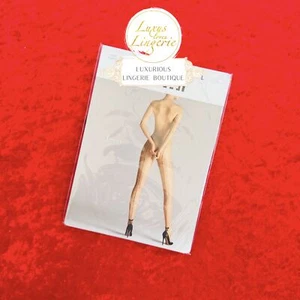 Tessy Tights by Wolford Large Black Pantyhose Seam Bow - Picture 1 of 3