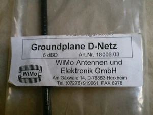 Antena sieci D plandeka naziemna - 6 dBD / WiMo nr art. 18006.03 / oryginalne opakowanie - Zdjęcie 1 z 9