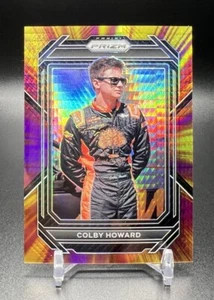 2023 Panini Prizm Racing COLBY HOWARD Purple and Yellow Hyper Prism 3 SP - Picture 1 of 2