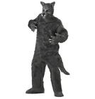 Grand méchant loup - gris - fausse fourrure - animal - mascotte - costume - adulte plus