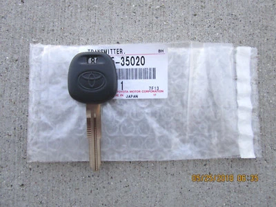 00- 05 TOYOTA MR2 SPYDER CONVERTIBLE MASTER UNCUT TRANSPONDER CHIP KEY BLANK NEW - Image 1 of 2