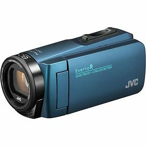 JVC KENWOOD Camcorder Everio 32GB Memory Navy Blue GZ-R480-A - Image 1 of 1